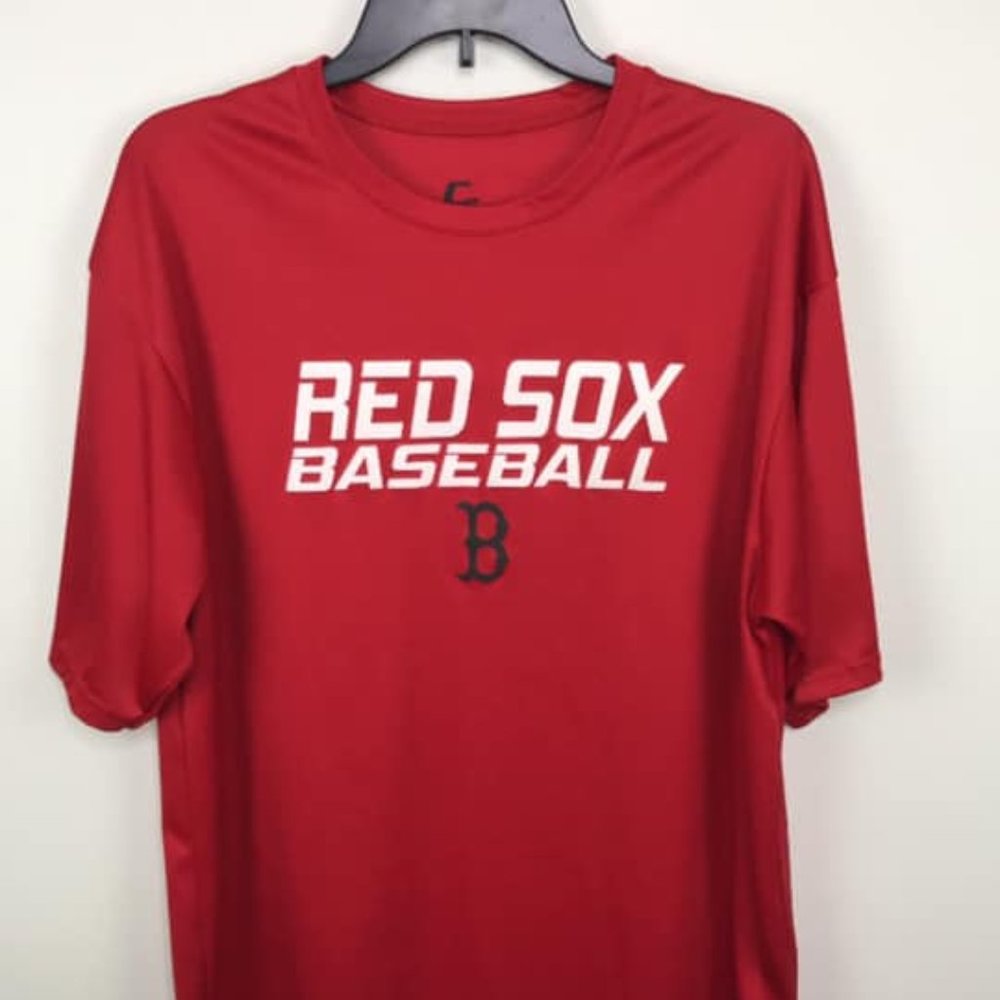 C2 Sport Men's Red Boston Sox Baseball Shi…